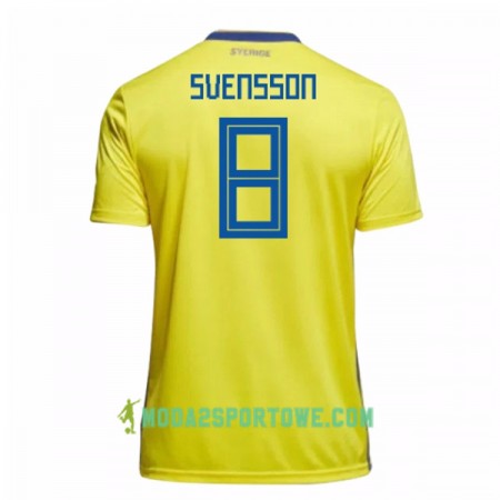 Koszulka Szwecja Svensson 8 Mistrzostwa Świata 2018 Domowe Stroje Piłkarskie